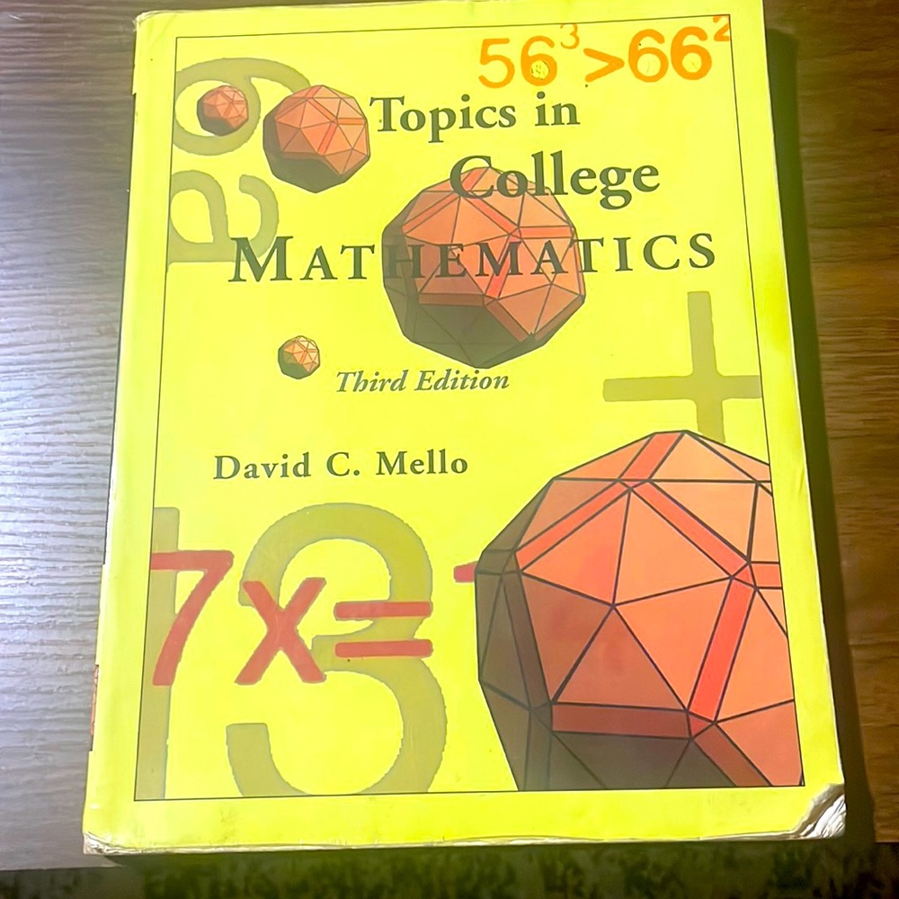 Topics in College Mathematics Book